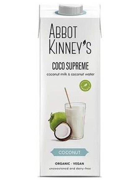 Bebida Vegetal Coco Supreme 1Lt 6Uds. Bio Vegan de Abbot Kinney´S