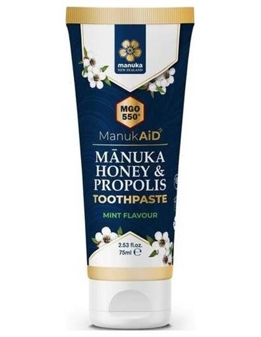 Miel De Manuka Mgo 550+ Dentifrico Propolis 75Ml. de Manuka New Zeland