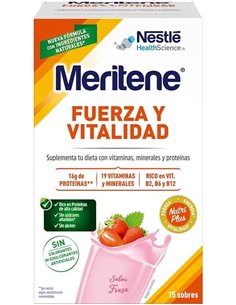 Fuerza y Vitalidad Batido Fresa 15x30g. de Meritene 2