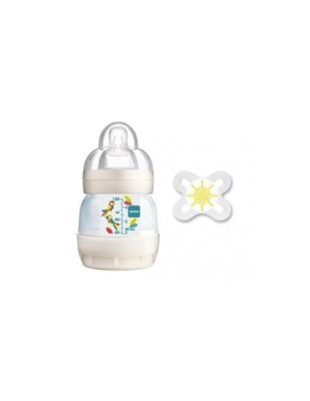 Biberon  Anti-Colic 130Ml + Chupete Start 0-2M de Mam