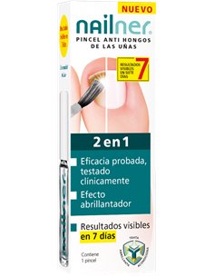 Nailner Pincel 2 En 1 Antihongos 5 Mililitros Nailner 2