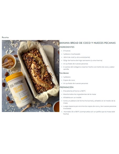 Vital Proteins Collagen Creamer Vainilla 300Gr. de Vital Proteins