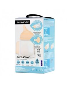 Biberon Zero Antic B/Ancha Sili Flujo Adap 180Ml de Suavinex 2