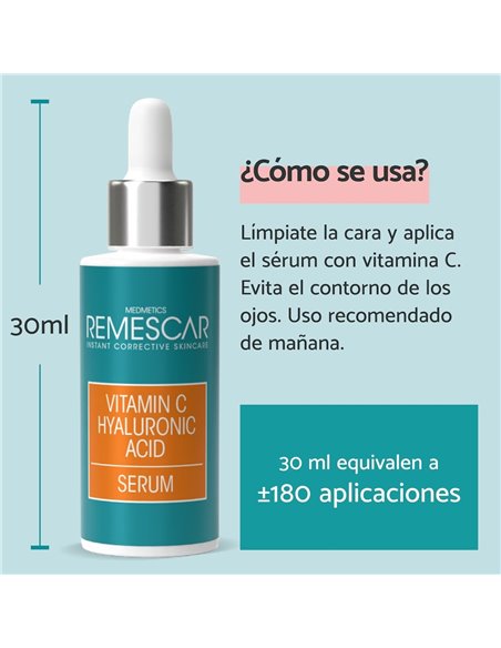 Remescar Vit. C+ Hyaluronico Serum Reparador 30Ml. de Remescar