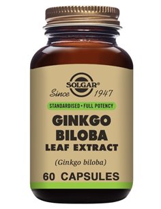 Ginkgo Biloba  60 cápsulas vegetales Solgar 2