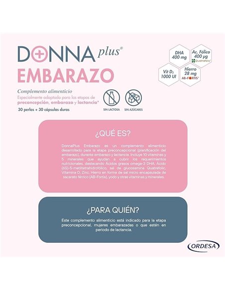 Donnaplus Embarazo 30Cap.** de Donnaplus