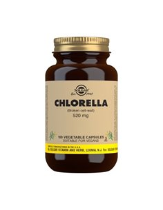 Clorella 520 mg  100 cápsulas vegetales Solgar 2
