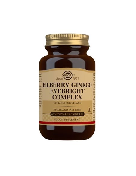 Bilberry Ginkgo Eyebright 60Cap. de Solgar