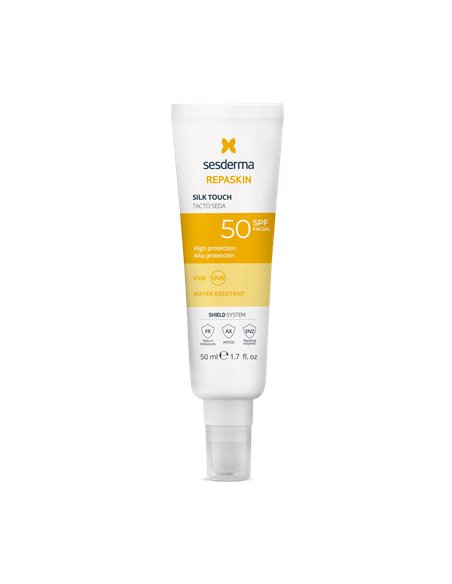 Repaskin Fotoprotector Spf50 Facial Tacto Seda 50M de Sesderma