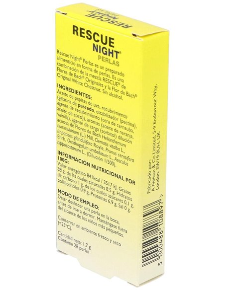 Rescue Night 28Perlas Flores Bach de Flores Bach Original