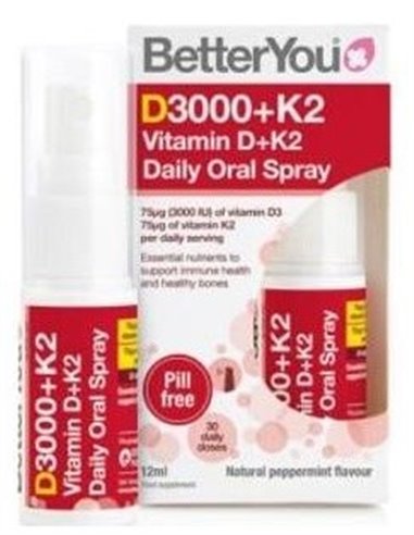 D3000+K2 Spray Oral 12Ml. de Better You