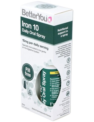 Iron 10 Hierro Spray Oral 25Ml. de Better You