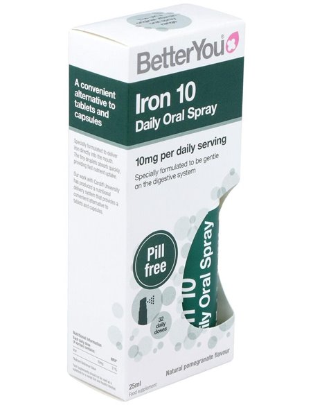 Iron 10 Hierro Spray Oral 25Ml. de Better You
