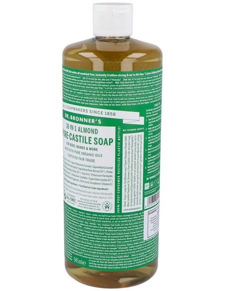 Jabon Liquido Almendras 945Ml. de Dr. Bronner´S