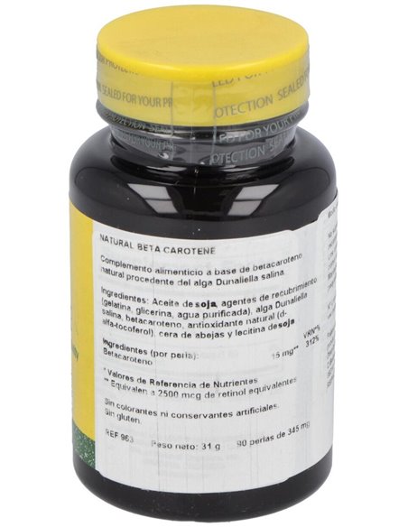 Natural Betacaroteno 90Perlas de Natures Plus