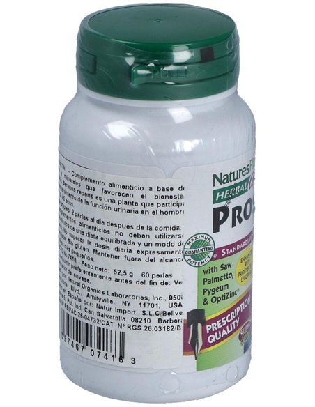 Prostactin 60Perlas de Natures Plus