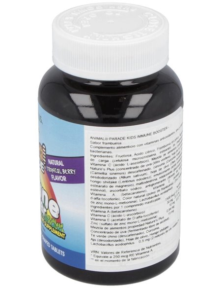 Animal Parade Kids Immune Booster 90Comp.Mast. de Natures Plus