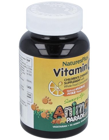 Animal Parade Vit.C  90Animales Masticables de Natures Plus