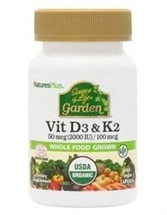 Garden Vitamina D3&K2 60Cap. de Natures Plus 2