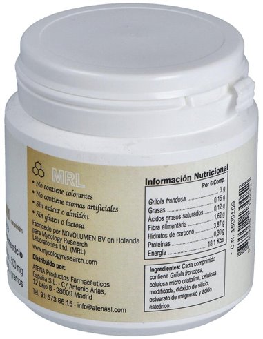 Maitake-Mrl 500Mg. 90Comp. de Atena