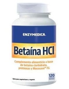 Betaina Hcl 120Vcaps de Enzymedica 2