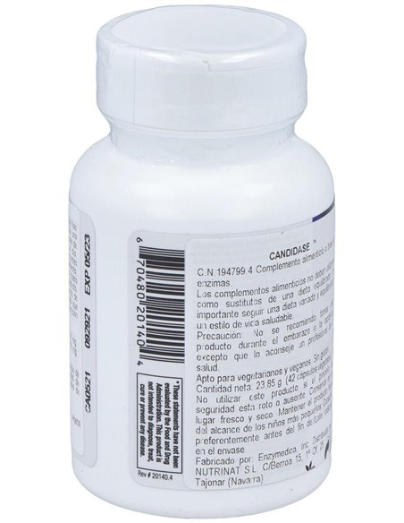 Candidase 42Cap.Veg. de Enzymedica