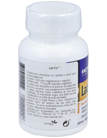 Lacto 30Cap.Veg. de Enzymedica