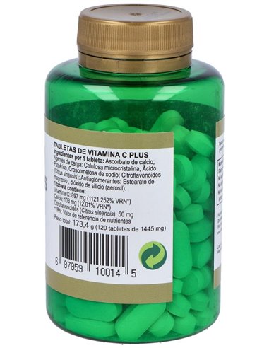 Vitamina C Plus 120Comp. de Ortocel Nutri-Therapy