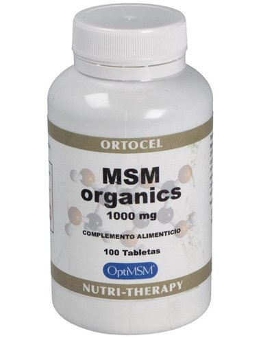 Msm Organics 1000Mg. 100Comp. de Ortocel Nutri-Therapy
