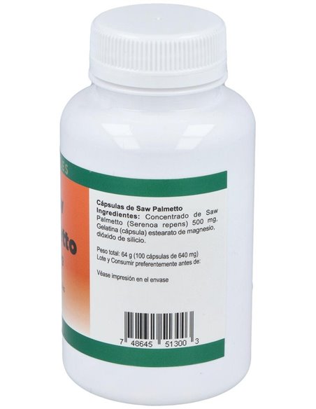 Saw Palmetto 500Mg. 100Cap. de Bioener