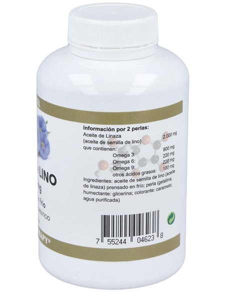 Aceite De Linaza (Semilla Lino) 1000Mg. 100Perlas de Ortocel Nutri-Therapy