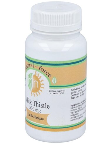 Cardo Mariano Milk Thistle 500Mg. 90Cap. de Nutri-Force