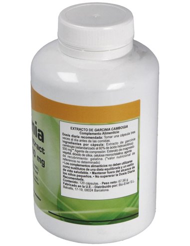 Garcinia Cambogia  500Mg. 120Cap. de Ortocel Nutri-Therapy