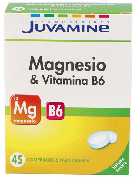 Juvamine Magnesio + B6 45Comp. de Juvamine