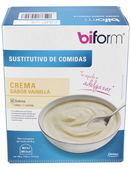 Biform Crema Vainilla 6Sbrs de Dietisa (Dielisa)