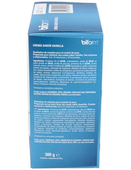 Biform Crema Vainilla 6Sbrs de Dietisa (Dielisa)