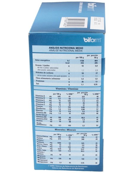 Crema Vainilla  Envase 6 Sobres(6 Comidas) de Biform®