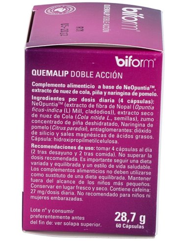 Biform Quemalip 60Cap. de Dietisa (Dielisa)
