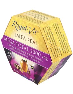 Royal-Vit Mega Total  2000 Mg  Envase Que Contiene 20 Viales de Royal-Vit® 2