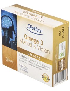 Omega 3 Mental Y Vision 45Perlas de Dietisa (Dielisa) 2