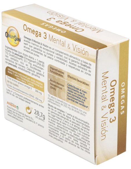 Omega 3 Mental Y Vision 45Perlas de Dietisa (Dielisa)