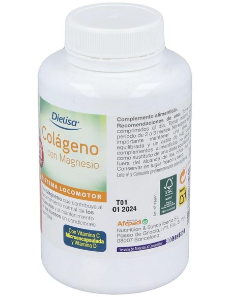 Colageno Con Magnesio 180Comp. de Dietisa (Dielisa)