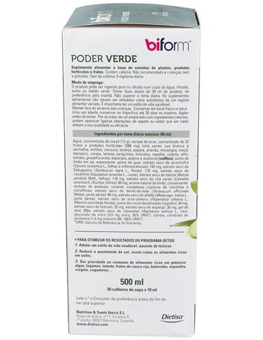 Poder Verde   Envase 500 Ml(12-13 Días) de Biform®
