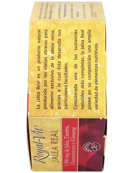 Jalea Real Royal Vit Ginseng 1000Mg Taurina  20Amp de Dietisa (Dielisa)
