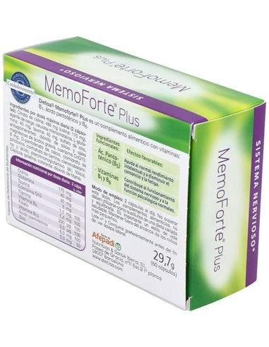 Memoforte Plus Cápsulas   Envase 30 Comp.(30 Dias) de Dielisa®
