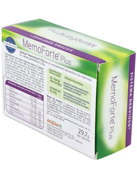 Memoforte Plus 60Cap. de Dietisa (Dielisa)