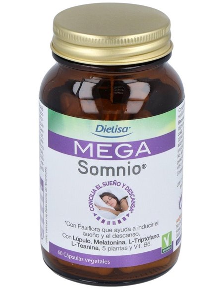 Mega Somnio   Envase 60 Cápsulas(30 Días) de Dielisa®
