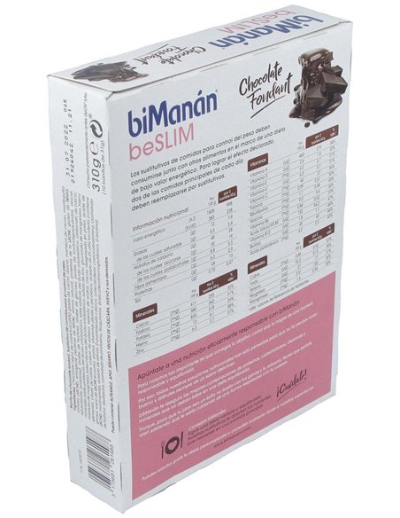 Barritas Chocolate Fondant 10Ud. de Bimanan