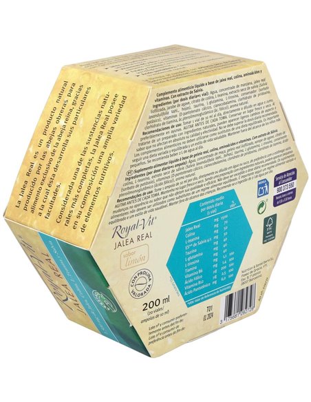 Royal-Vit Mente Activa Envase Que Contiene 20 Viales de Royal-Vit®