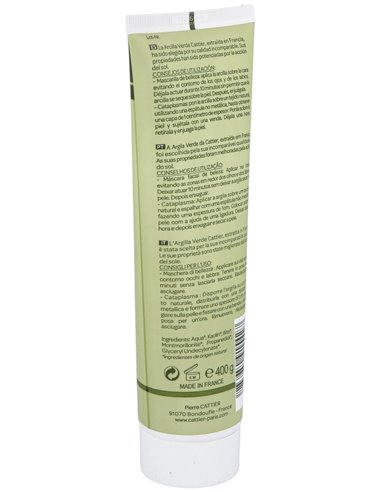 Arcilla Verde En Tubo 400Gr. de Cattier